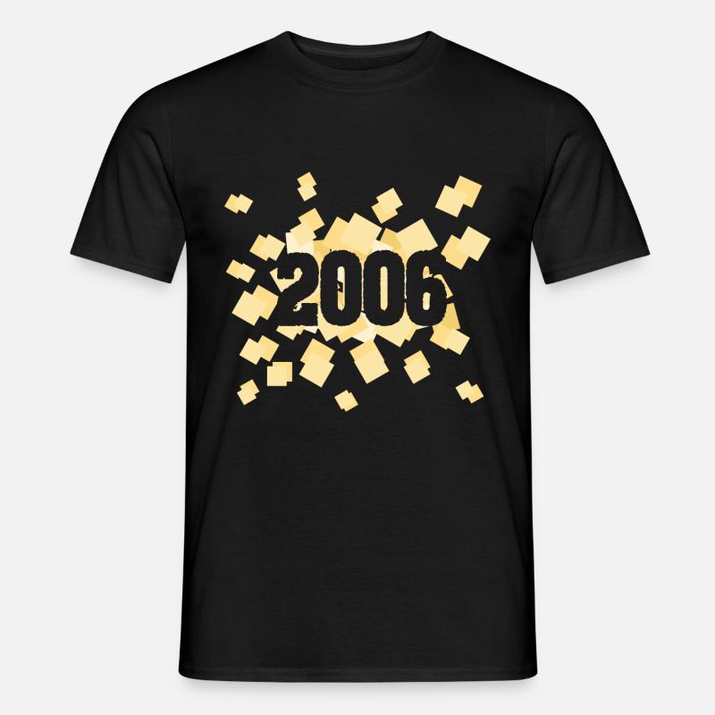 2006 2006 - Männer T-Shirt - Schwarz