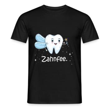 Zahnfee Zahnarzt Praxis Zähne - Männer T-Shirt - Schwarz - Vorne - AI Model Male 178 light (178cm)