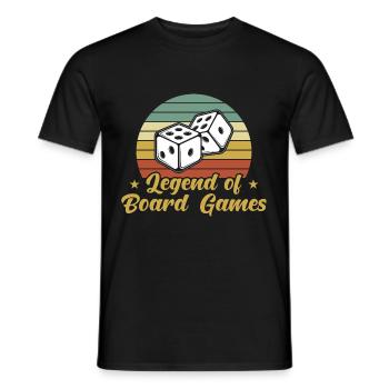 Jeux de société Cadeaux Nerd Jeux de société - T-shirt homme - noir - Devant - AI Model Male 178 light (178cm)