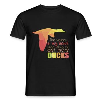 Canard - T-shirt homme - noir - Devant - AI Model Male 178 light (178cm)