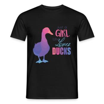 Canard - T-shirt homme - noir - Devant - AI Model Male 178 light (178cm)