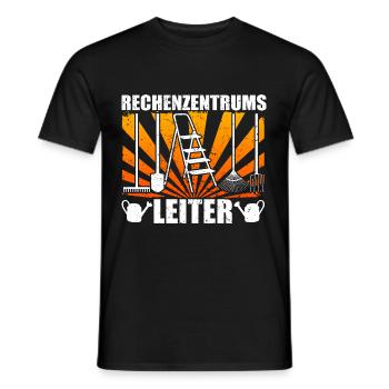 Rechenzentrumsleiter Rechen & Leiter Garten - Männer T-Shirt - Schwarz - Vorne - AI Model Male 178 light (178cm)