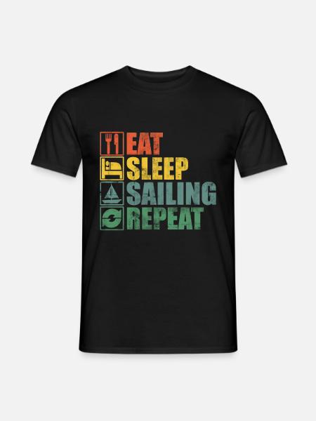 Sailing Sailing Sailors Sailing - Men's T-Shirt - black