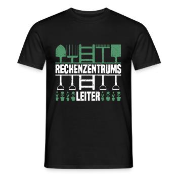 Rechenzentrumsleiter Rechen & Leiter Garten - Männer T-Shirt - Schwarz - Vorne - AI Model Male 178 light (178cm)