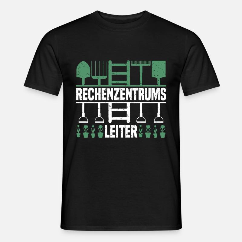 Rechenzentrumsleiter Rechen & Leiter Garten - Männer T-Shirt - Schwarz
