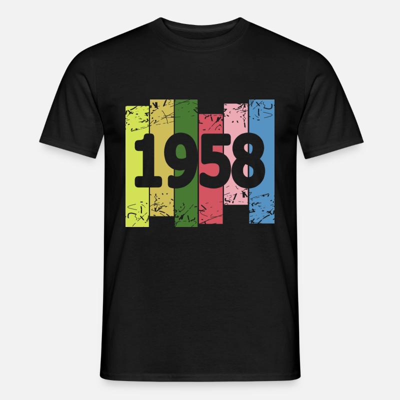Witzig 1958 - Männer T-Shirt - Schwarz