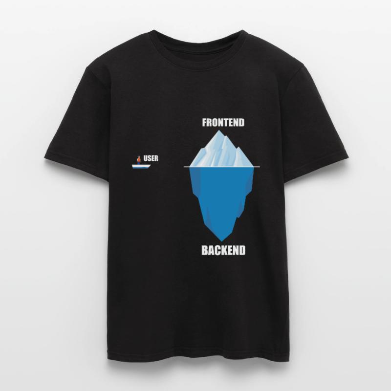 Developer backend computer scientist saying gift Men's T-Shirt