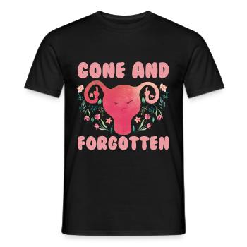 Uterus Gebärmutter Operation - Männer T-Shirt - Schwarz - Vorne - AI Model Male 178 light (178cm)