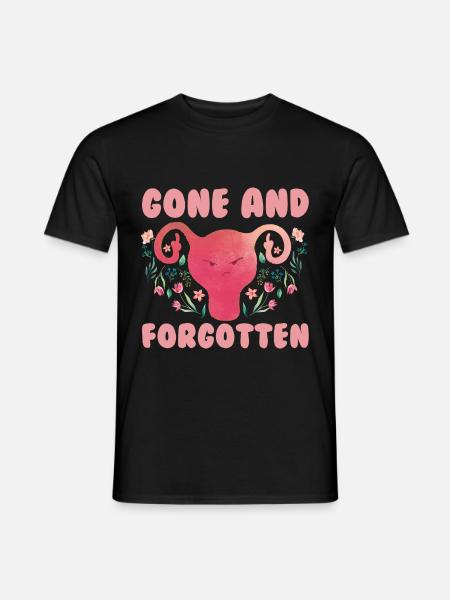 Uterus uterus surgery - Men's T-Shirt - black