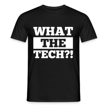 Was der Techniker?! Angebot für einen - Männer T-Shirt - Schwarz - Vorne - AI Model Male 178 light (178cm)