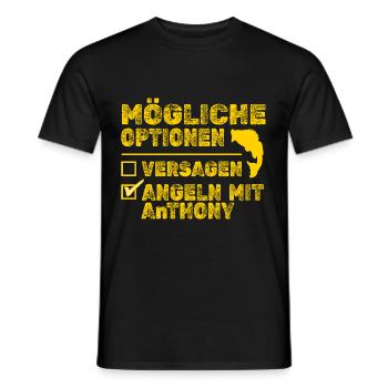 Geschenk für Anthony - Männer T-Shirt - Schwarz - Vorne - AI Model Male 178 light (178cm)
