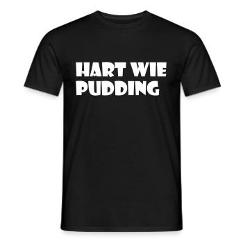 Hart wie Pudding - Männer T-Shirt - Schwarz - Vorne - AI Model Male 178 light (178cm)