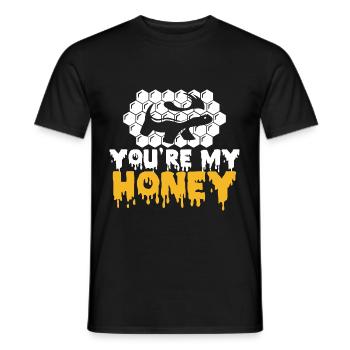 1000 m - T-shirt homme - noir - Devant - AI Model Male 178 light (178cm)