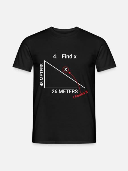 I Love Math - Men's T-Shirt - black