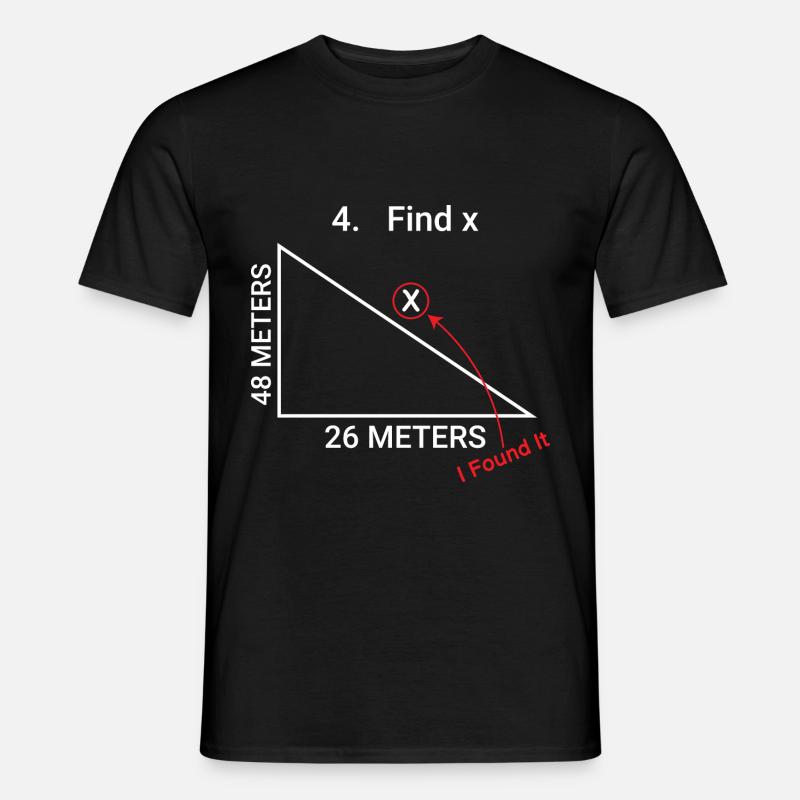 I Love Math - Männer T-Shirt - Schwarz