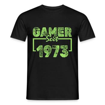 Freak 1973 - Männer T-Shirt - Schwarz - Vorne - AI Model Male 178 light (178cm)