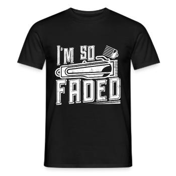Barber Barbier Coiffeur homme Barbershop - T-shirt homme - noir - Devant - AI Model Male 178 light (178cm)