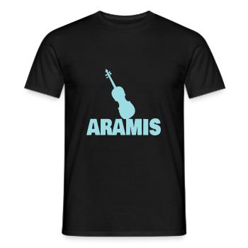 Violon Violoncelle Alto Orchestra Aramis - T-shirt homme - noir - Devant - AI Model Male 178 light (178cm)