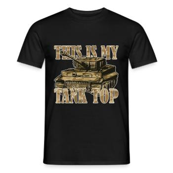 Blind soldat infanterie blindé cadeau - T-shirt homme - noir - Devant - AI Model Male 178 light (178cm)