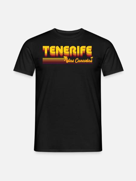 Teneriffa Traumurlaubs Design für den Kanaren Fan - Männer T-Shirt - Schwarz