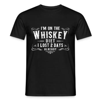 Whiskey Liebhaber Whisky Trinker Geschenk - Männer T-Shirt - Schwarz - Vorne - AI Model Male 178 light (178cm)