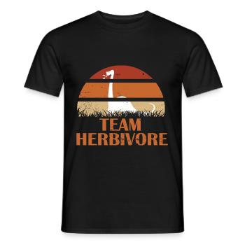 Vegan Veganer - T-shirt homme - noir - Devant - AI Model Male 178 light (178cm)