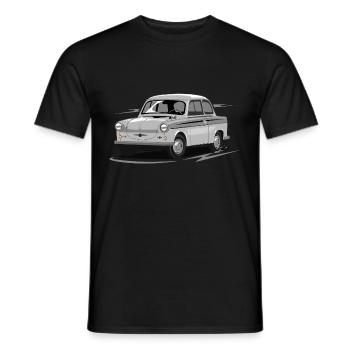  P50 - Men's T-Shirt - black - Front - AI Model Male 178 light (178cm)