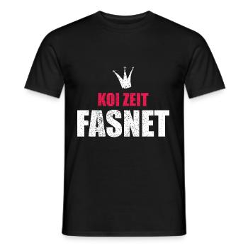 Cadeau de carnaval de la sorcière Guggen pour le temps des koïs Fasnet - T-shirt homme - noir - Devant - AI Model Male 178 light (178cm)