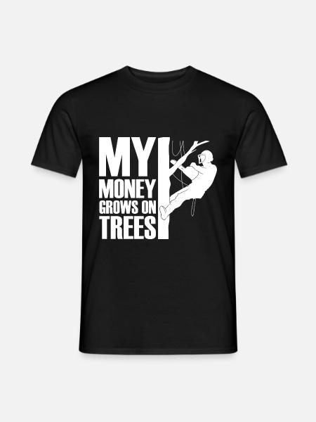 Baumklettern Baumpfleger Arborist Baumkletterer - Männer T-Shirt - Schwarz