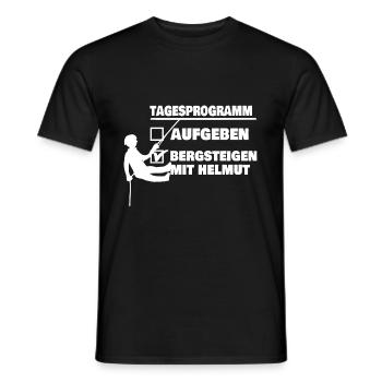 Vorname helmut - Männer T-Shirt - Schwarz - Vorne - AI Model Male 178 light (178cm)