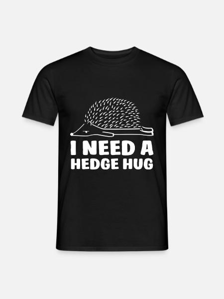 Hérisson - T-shirt homme - noir