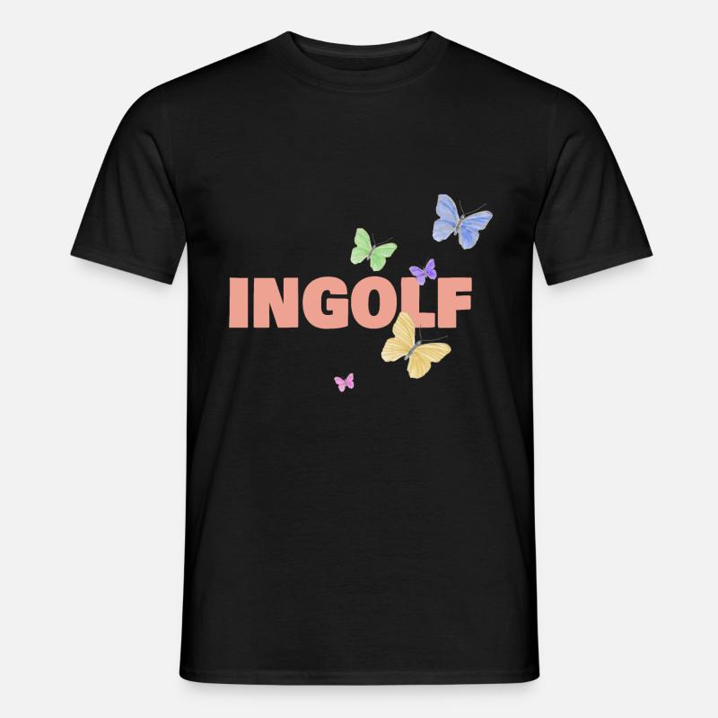 Vorname Ingolf - Männer T-Shirt - Schwarz