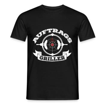 Grillen Grillmeister BBQ Grillkönig - Männer T-Shirt - Schwarz - Vorne - AI Model Male 178 light (178cm)