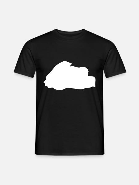 Bhutan map flag - Men's T-Shirt - black