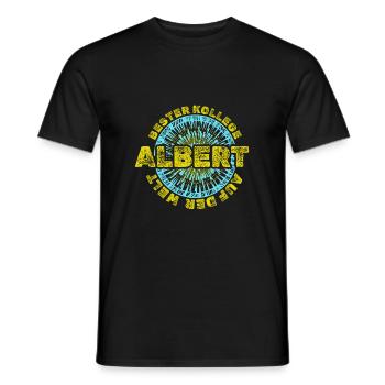 Geschenk für Albert - Männer T-Shirt - Schwarz - Vorne - AI Model Male 178 light (178cm)