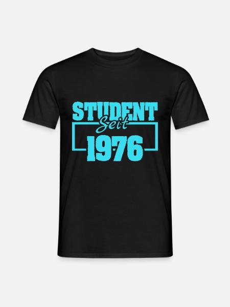 Jahr 1976 - Männer T-Shirt - Schwarz