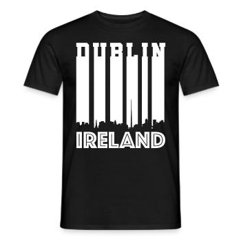 Ireland - Men's T-Shirt - black - Front - AI Model Male 178 light (178cm)