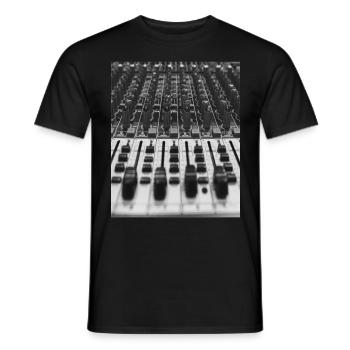 Mixer T Shirt - T-shirt homme - noir - Devant - AI Model Male 178 light (178cm)