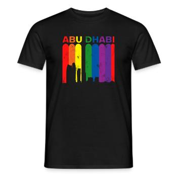 Abi Dhabi - Männer T-Shirt - Schwarz - Vorne - AI Model Male 178 light (178cm)