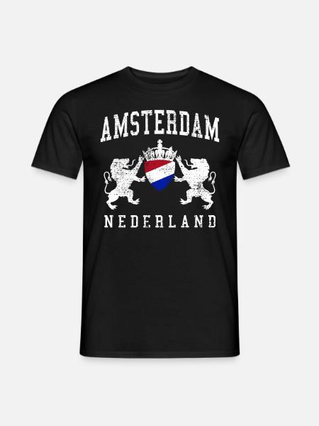 Amsterdam - Men's T-Shirt - black