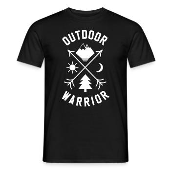 OUTDOOR - Men's T-Shirt - black - Front - AI Model Male 178 light (178cm)
