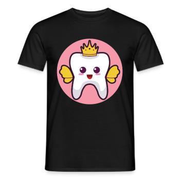 Zahn Fee Kostüm Süßes Geschenk für kleinen Zahn - Männer T-Shirt - Schwarz - Vorne - AI Model Male 178 light (178cm)