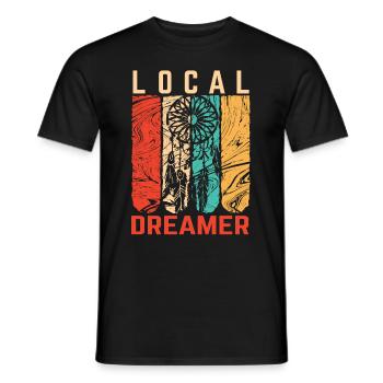 Local Dreamer Dream Catcher Dreaming Cadeau Lucid - T-shirt homme - noir - Devant - AI Model Male 178 light (178cm)