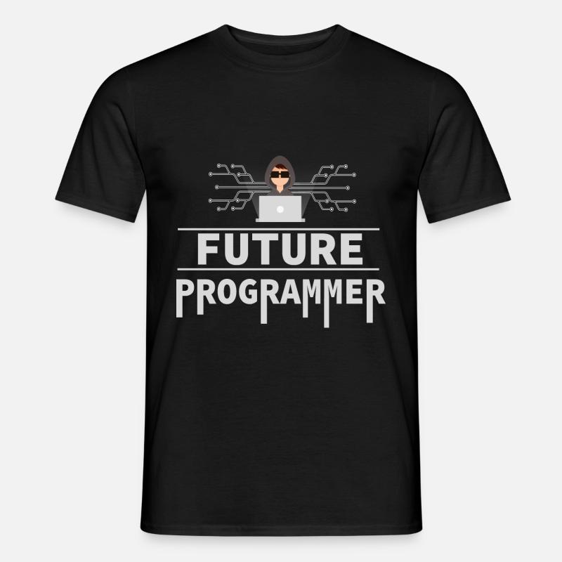 Programmierer Coder Software Entwickler - Männer T-Shirt - Schwarz