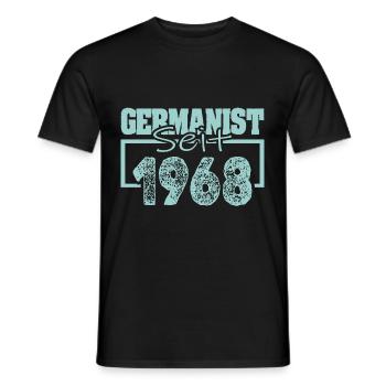 Deutsch 1968 - Männer T-Shirt - Schwarz - Vorne - AI Model Male 178 light (178cm)