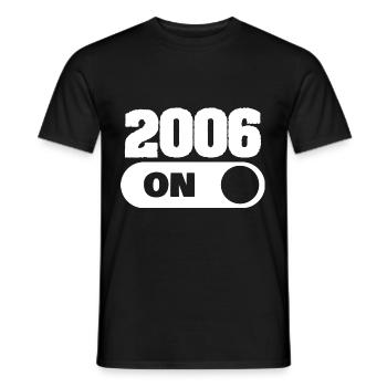 2006 - T-shirt homme - noir - Devant - AI Model Male 178 light (178cm)