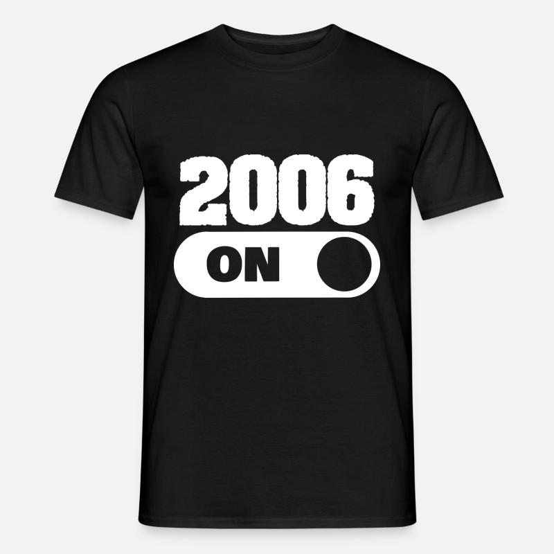 2006 - Männer T-Shirt - Schwarz