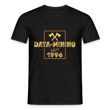 Jahr 1996 - Männer T-Shirt - Schwarz - Vorne - AI Model Male 178 light (178cm)