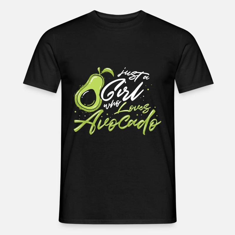 Avocado - Männer T-Shirt - Schwarz