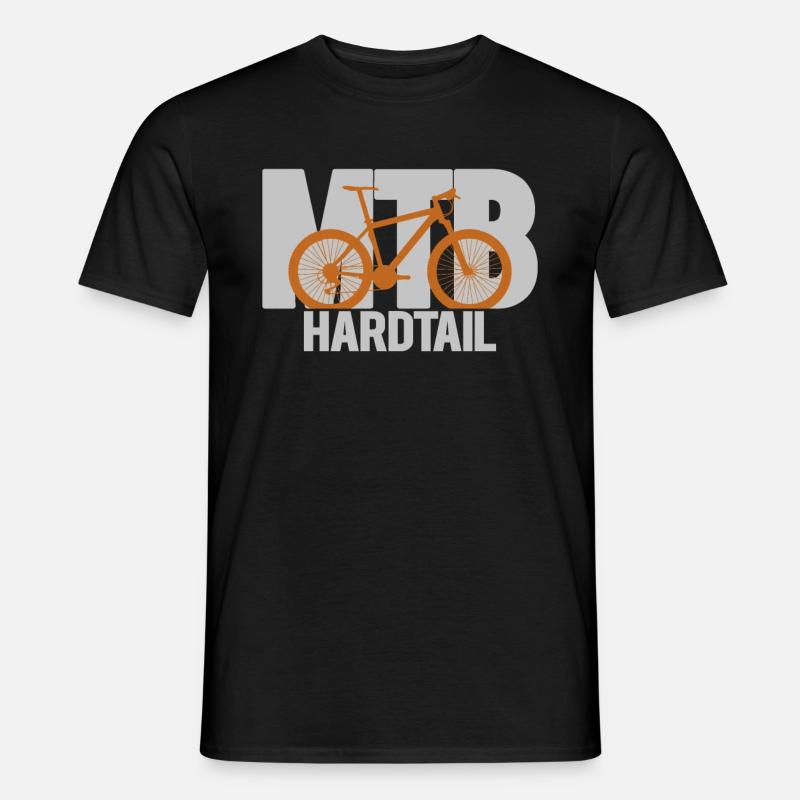 MTB hardtail - Männer T-Shirt - Schwarz
